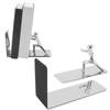 Metal Bookends Kung Fu Man Design Durable Rustproof Metal High Stability Book Ends for Home Office Library