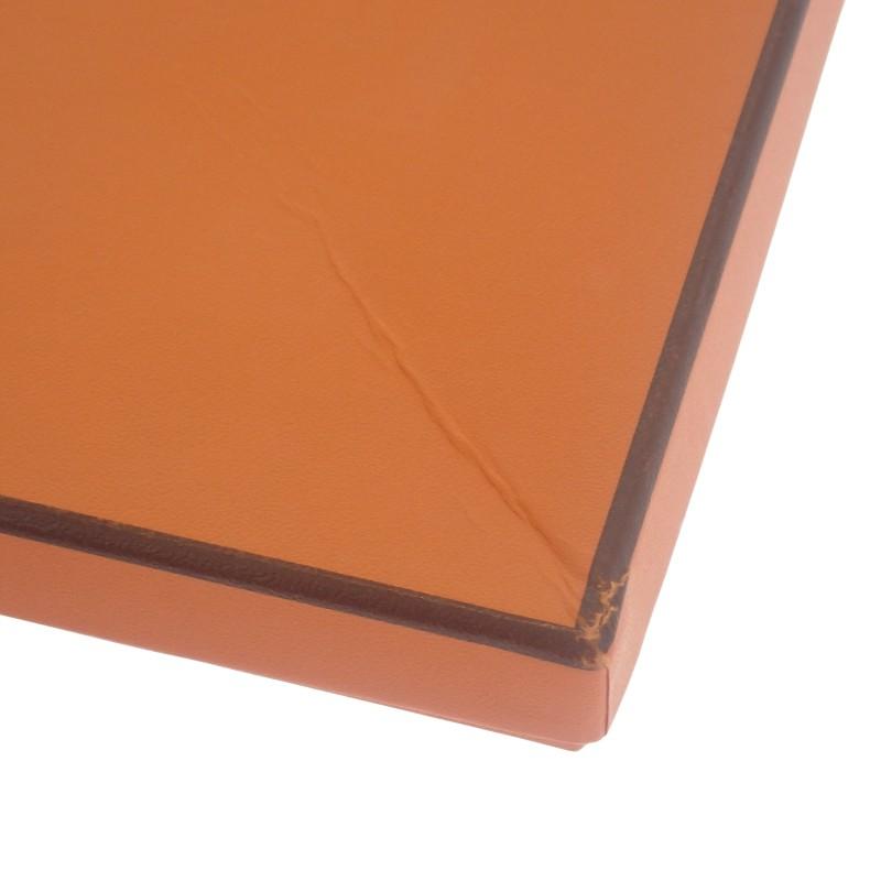 HERMES   шарф черный/желтый шелк Женский