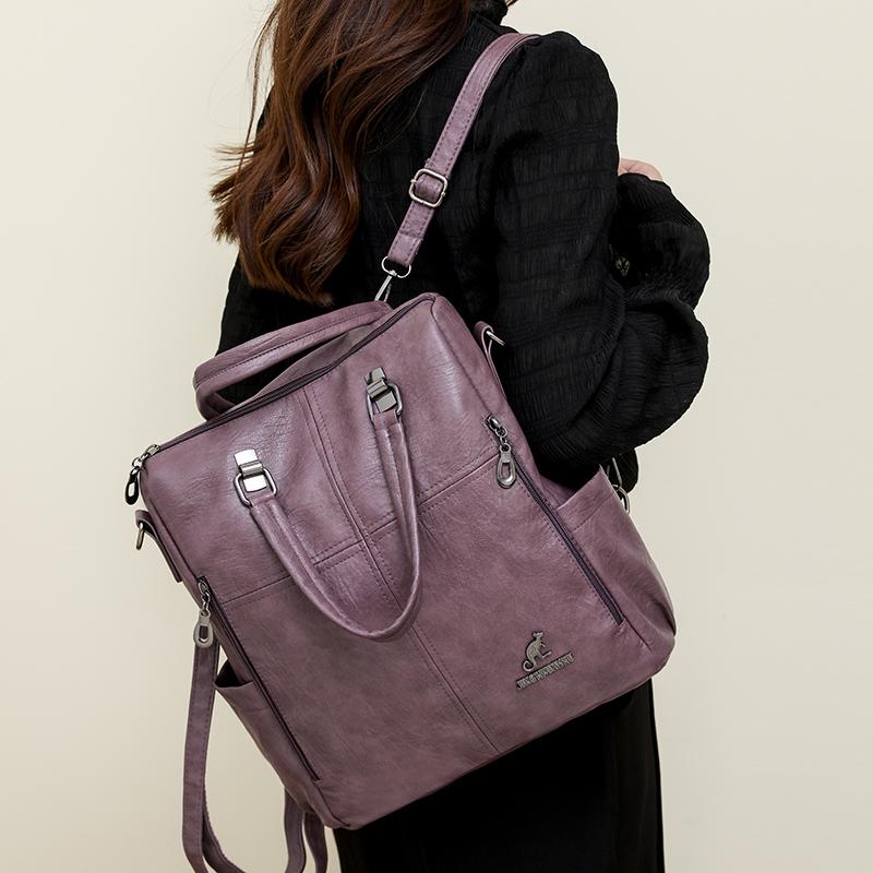 Женская многофункциональная сумка-рюкзак большой вместимости