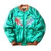 RAYON SOUVENIR JACKET 51396 GREEN [Houston] (HUNDRED TIGER)