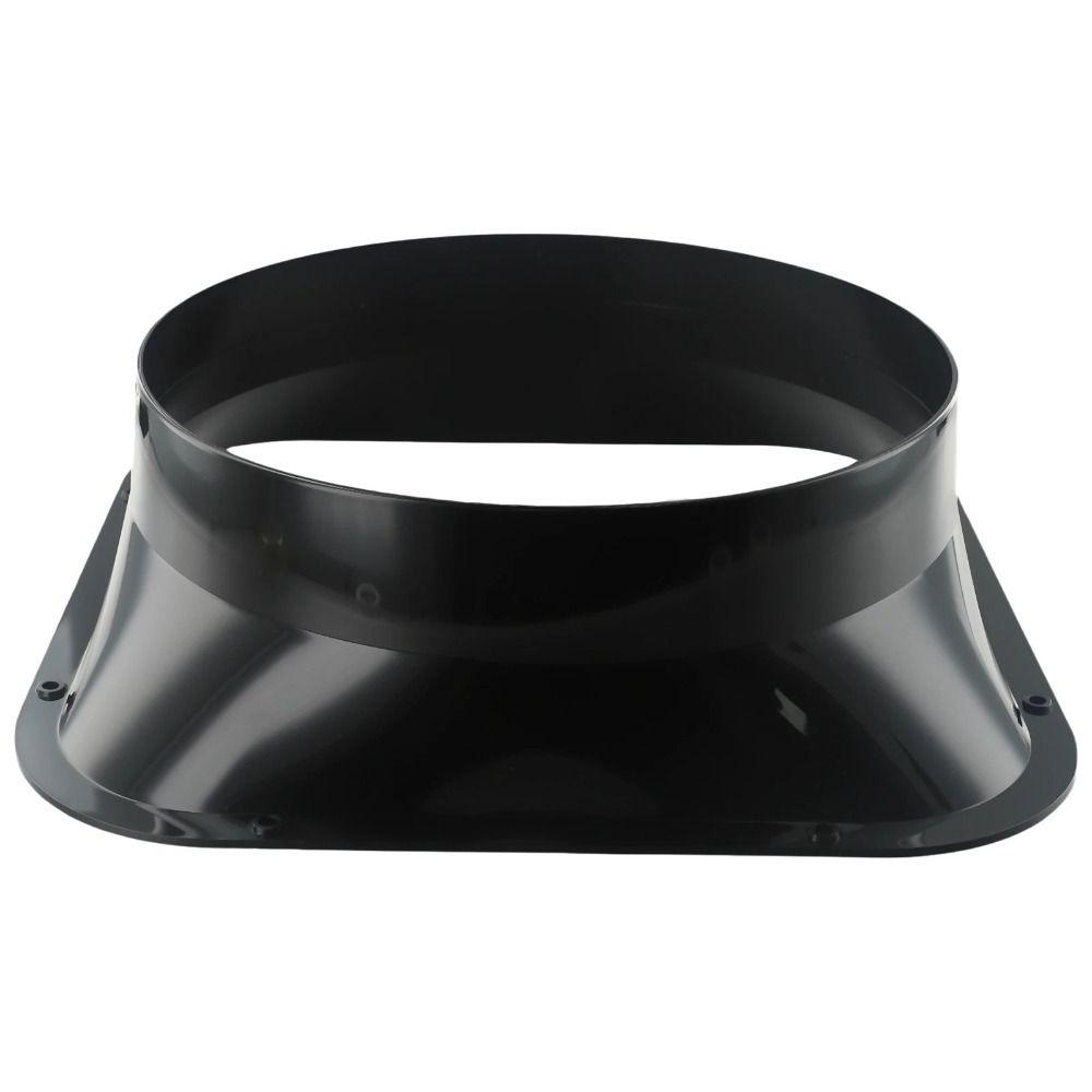 Black Ventilation Pipe Joint ABS Exhaust Pipe Connector Air Ducting Connection  Kitchen