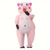 Cosplay Adult Pig Inflatable Costume For Halloween Parties Stage Performances