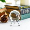 60-мм прозрачный хрустальный шар на подставке Ручная работа Фотоаксессуар для волшебных снимков Элегантный декор для дома и вечеринки Подарок для женщин
