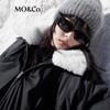 MO&Co. 2024 Winter Detachable Fur Collar Loose Down Jacket
