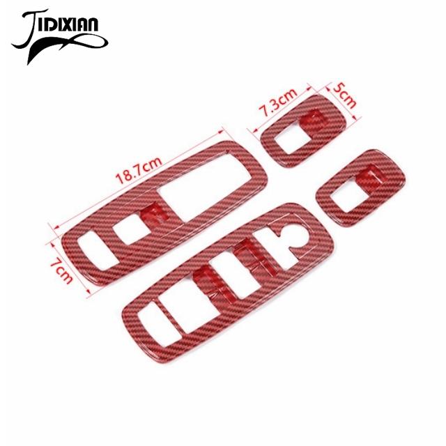 Внутреннее окно автомобиля, кнопка переключателя подъема окна, декоративная панель, наклейки для Dodge Charger Durango 2011-2022 для Dodge RAM
