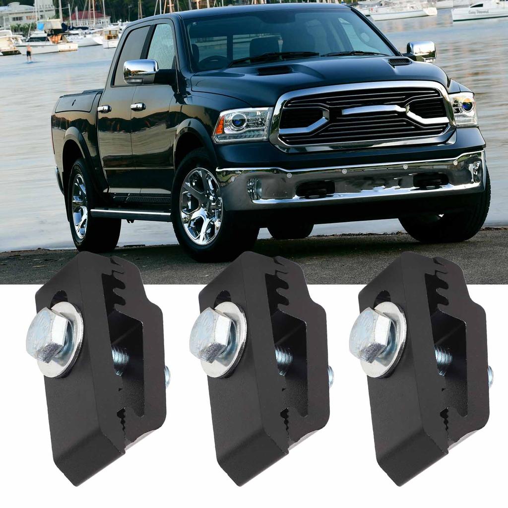 6pcs Truck Bed Cover Clamps 1112514 Aluminum Low Pro Truck Mounting Clamps for Most Truck Beds