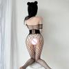 Женские ажурные чулки без вырезов, черный корсет, эротическое боди, нижнее белье, прозрачный комбинезон, сексуальное нижнее белье, новинка
