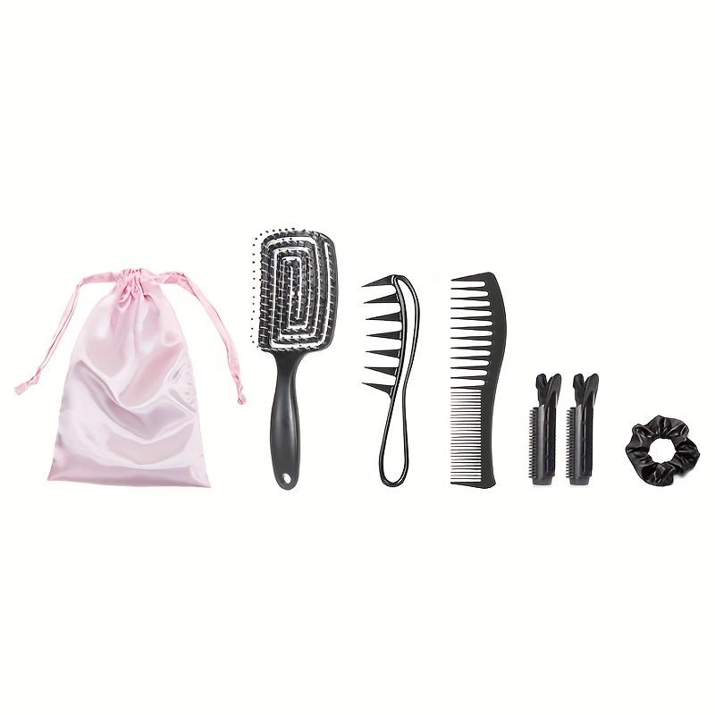 Набор парикмахерских расчесок, артефакт в виде черепа, большой набор полых расчесок, изысканная упаковка, набор из 7 предметов