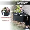 Foldable Insulated Cooler Bag Large Capacity Thermal Insulated Bag Picnic Food Bag  Camping