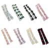 Fingerless Ruffle Arm Sleeves Decorative Oversleeves for Female Hollowed Bowknot Arm Sleeves Anime Arm Protectors Decors