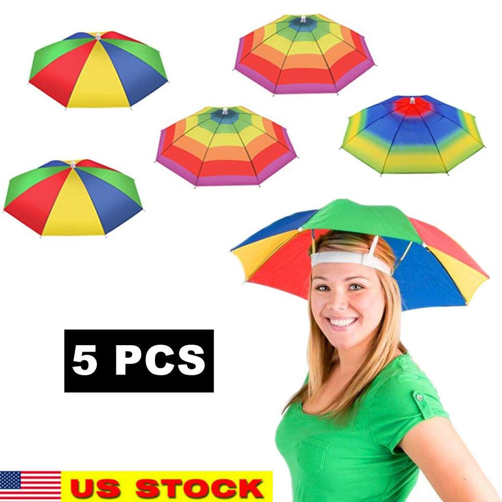 50% off Outdoor sun protection umbrella hat Golf, fishing, and camping headwear hat