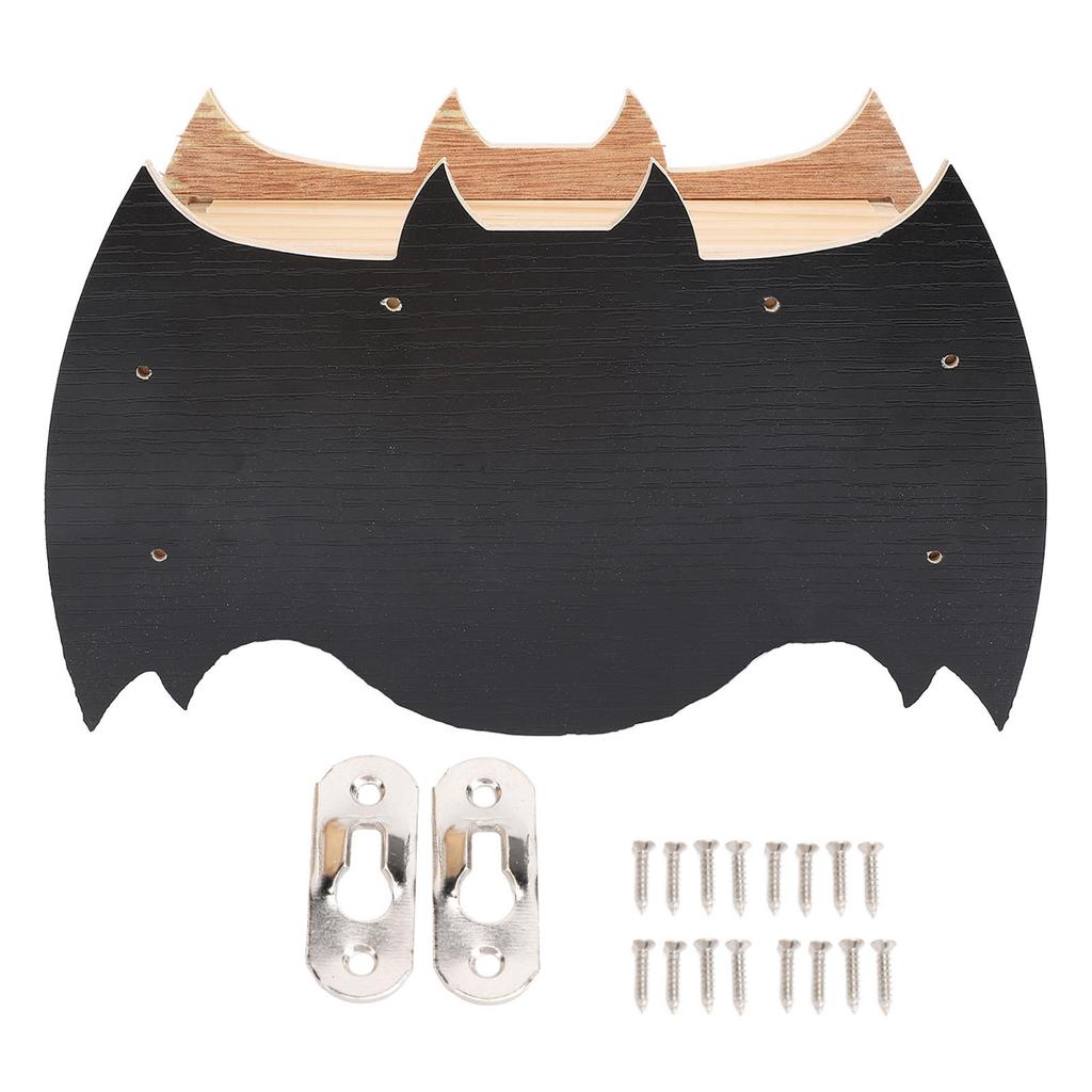 Домик для летучих мышей, изготовленный вручную из дерева, устойчивый к погодным условиям, простой в установке, ящик для летучих мышей в форме летучей мыши для зимнего отдыха на открытом воздухе