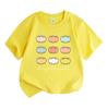 Kids Boys Girls 100% Cotton Crew Neck Short Sleeve T-Shirt, Cute Pastel Pumpkins Printed It's Fall Y'all Casual Tee for Autumn Holiday Daily Wear