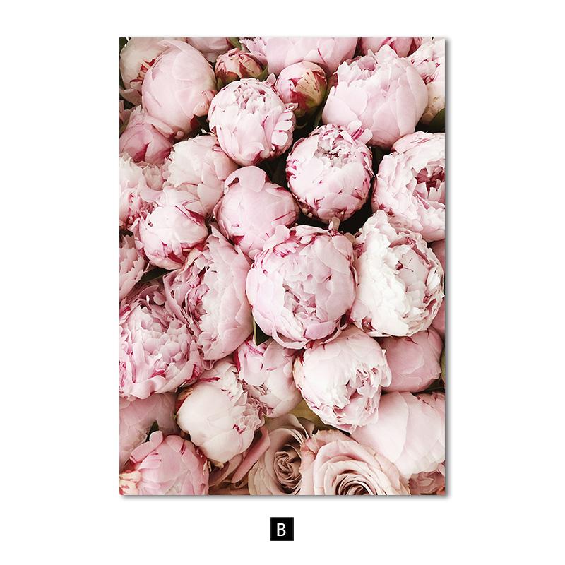Плакат с цветами пиона, цитаты о любви, модная девушка, холст, художественный принт, одуванчик, современная живопись, настенные панно для декора гостиной