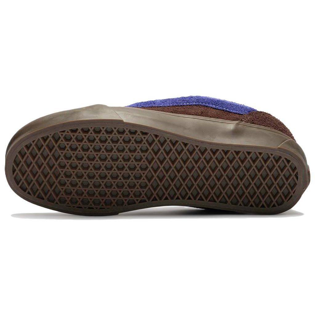 Vans SNS X Knu Skool Кожаные Амортизирующие Прочные Низкие Кеды для Скейтбординга Унисекс коричневые VN0007QDB7G1