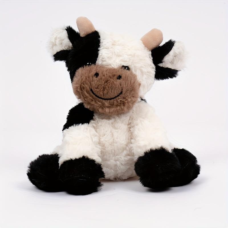 7.87In Cuddly Cow Plush Toy Soft Snuggly Stuffed Animal For Children Cute Silly Cow Doll Kawaii Cattle Plush Kids Birthday Gifts