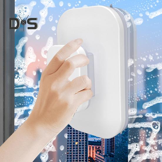 Магнитный инструмент для чистки лобового стекла автомобиля Эргономичный дизайн Функция защиты от защемления Мощный двухсторонний скребок для чистки стекла