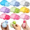 12 Pcs Turtle Stress Balls Inspirational Stress Balls Soft Toys Turtle Squeeze Funny Stress Reliever Squeezable Foam Gifts Balls