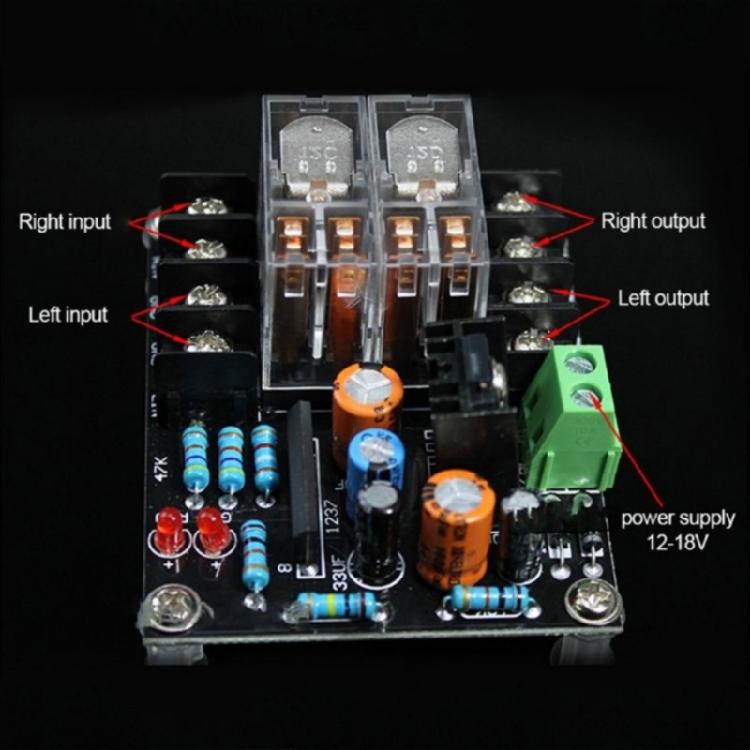 UPC1237 Схема защиты усилителя мощности с обнаружением напряжений постоянного тока и функцией задержки включения