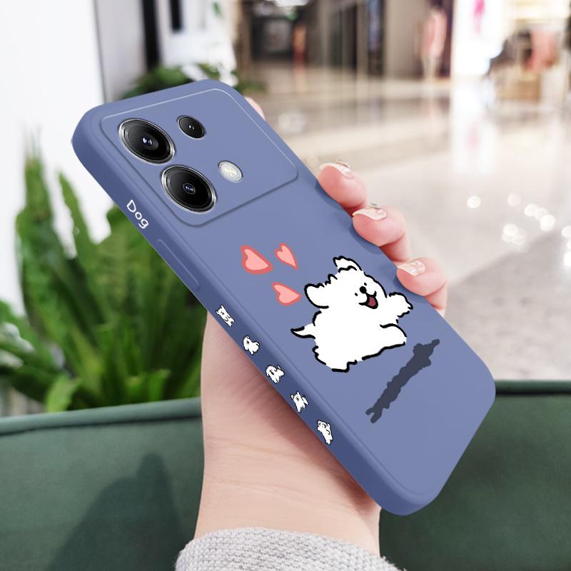 Чехол для телефона 'Машущая собака' для Xiaomi Poco F7 X7 X6 F6 M6 M5 M5S F5 X5 F4 X4 M4 F3 M3 X3 Pro Ultra 4G 5G GT Силиконовый чехол