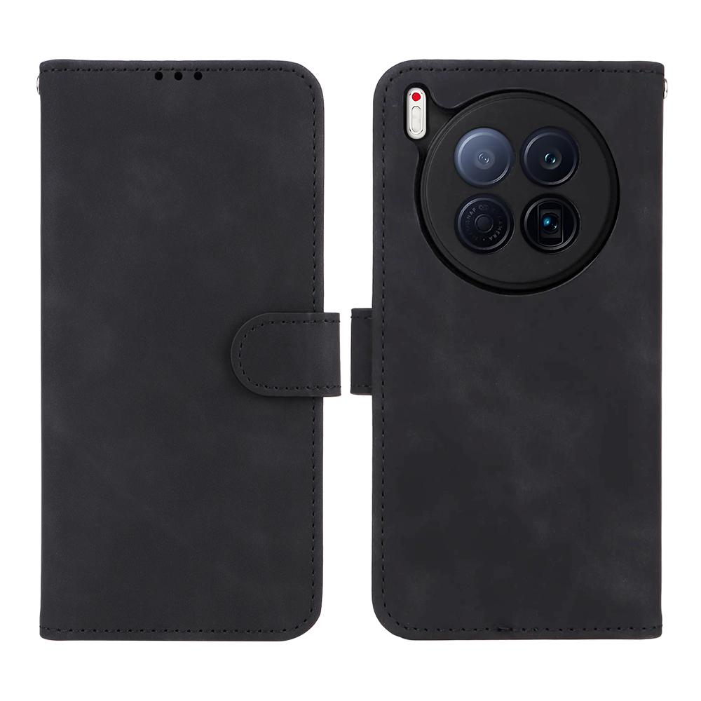 Для TECNO Camon 40 Premier 5G Кожаный чехол Скин-фелт Противоударный Чехол-книжка с кошельком