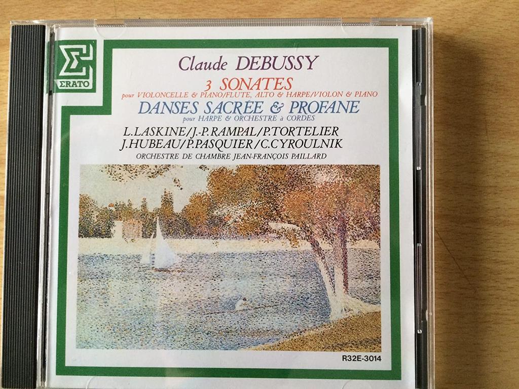 CD DEBUSSY - Debussy: L'oeuvre Pour Musique De C R32E3014 Japan Classical Used