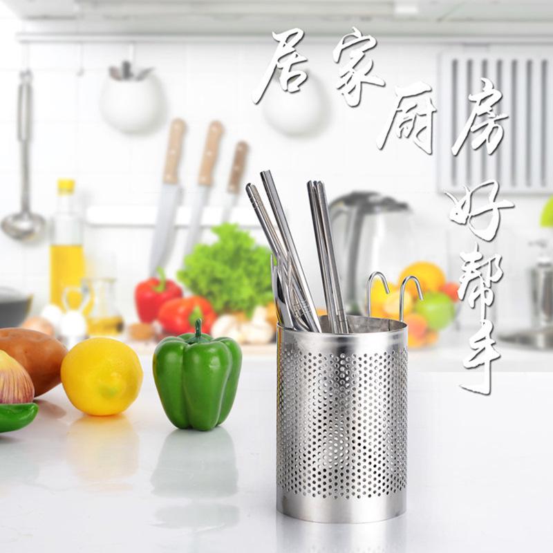 Подвесная подставка для палочек для еды и кухонная полка из нержавеющей стали