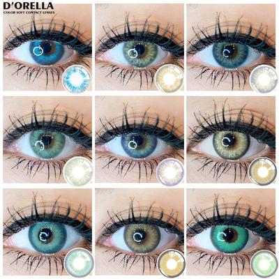 1 пара (2 шт.) Новое поступление 2021 года, цветные контактные линзы серии TAYLOR для глаз, косметические контактные линзы, цвет глаз