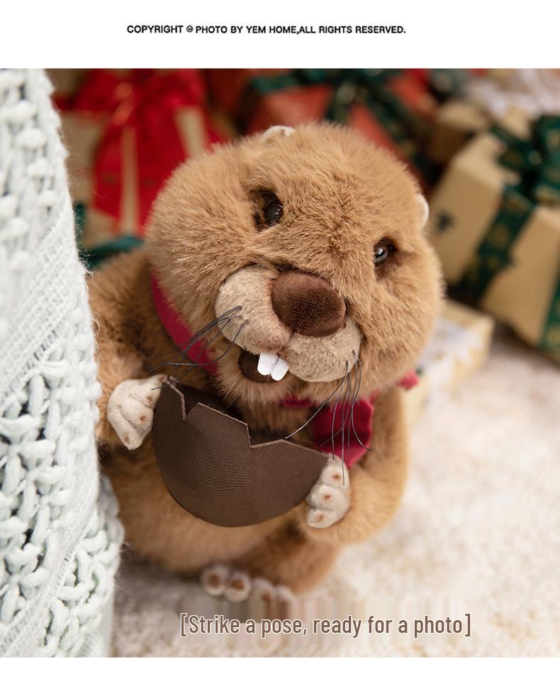 Nezha Reborn Plush Screaming Marmot Cotton Doll - Cute Birthday Gift