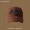 Baseball cap Men's washed cotton letter soft top baseball cap Children's versatile big head circumference showing face small cap