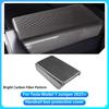 Car Center Console Armrest Pad For Tesla Model Y Juniper 2025+ ABS Hard Shell Cover Auto Central Armrest Box Cover Accessories