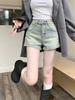 American Retro Y2k Denim Shorts Women Fashion Streetwear High Waisted Jeans Pants Female Casual Summer Jean Shorts Pockets 90s