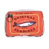 Funny Canned Sardines Makeup Bag for Lipstick Powder Hand Cream Creative Cosmetic Bag Travel Portable Zipper Bag