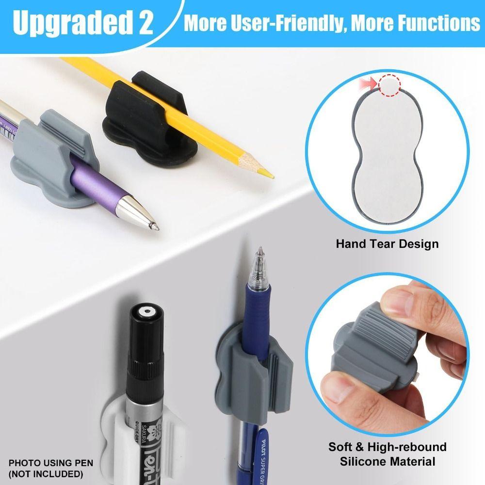 Self-Adhesive Pen Holder Creative Desktop Storage High Quality Pen Rack  Ballpoint