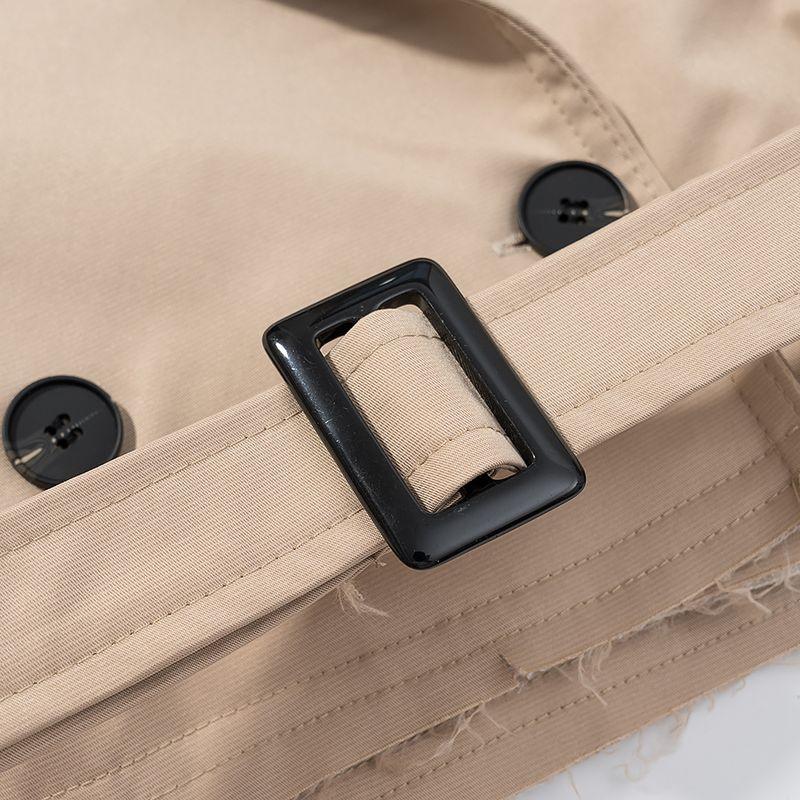 Araltay New Arrival Fashion Style Women's Clothing Fashion All-Match Loose Short Cut Pure Color British Style Trench Coat Outwear