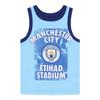Manchester City FC Boys Crest Top & Shorts Set
