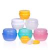5g-50g Transparent & Colored Travel Jars Set: Cream, Mushroom, Roller Ball Cosmetic Dispensers, Eyeshadow Containers