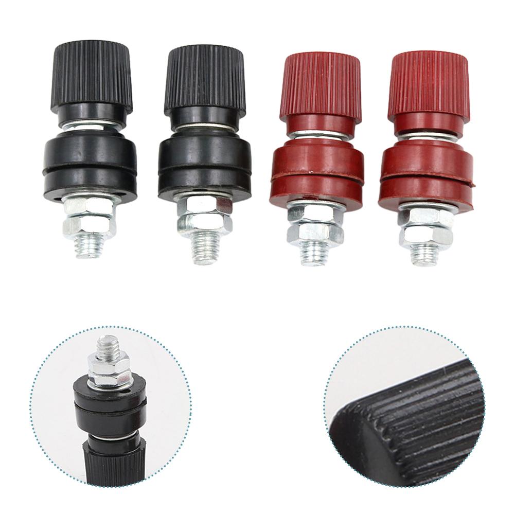 4 шт. Клемма аккумулятора 6 мм Разъем Аудио Клемма