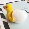 Статуэтка желтого утенка, статуэтка утки из смолы, водонепроницаемая мини-утка, украшение для цветочного горшка, стола, украшение для сада феи