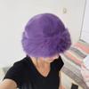 Женская зимняя шапка из искусственного меха, толстая, теплая, сохраняющая тепло, однотонная, рыболовная шапка для катания на лыжах, велоспорта, головной убор