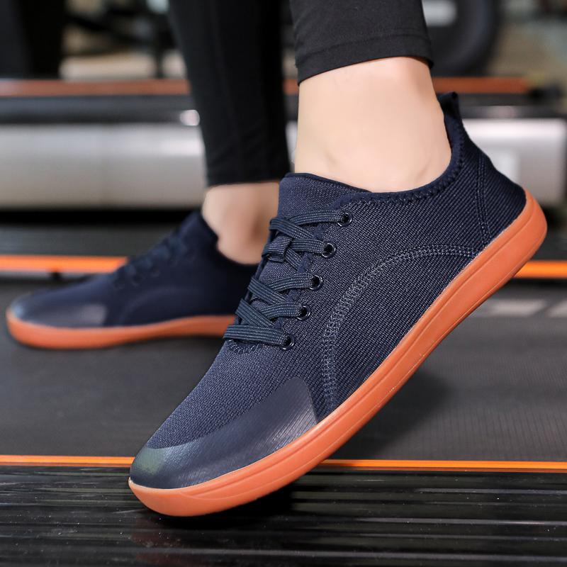 Вязаные сетчатые прогулочные туфли с широким носком, удобные тренировочные кроссовки, обувь для спортзала, фитнеса, спорта, улицы, балетки, повседневная обувь.
