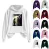 Ladies Fashion Casual Long Sleeve Printed Round Neck Hoodie Pullover Top