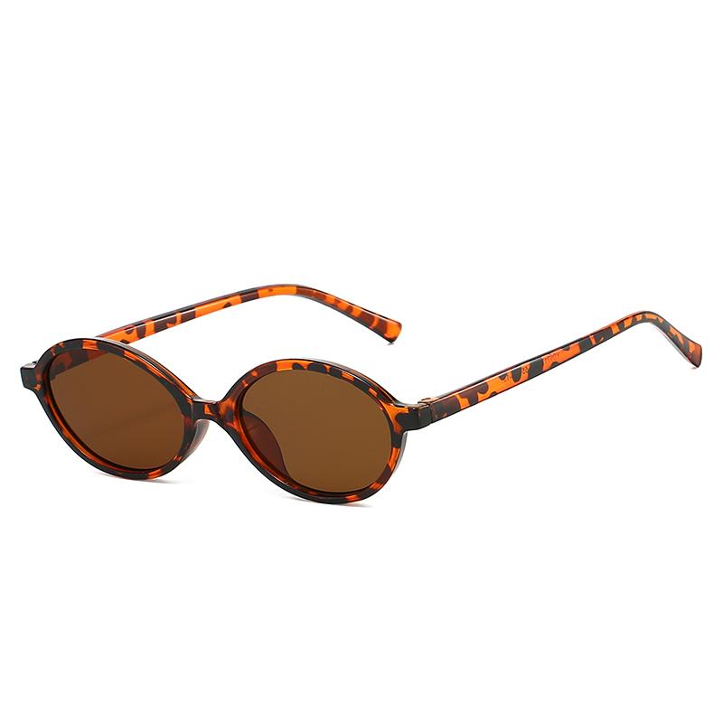 Винтажные овальные солнцезащитные очки с маленькой оправой, модные мужские женские брендовые дизайнерские солнцезащитные очки, ретро классические для улицы, мужские женские очки, UV400