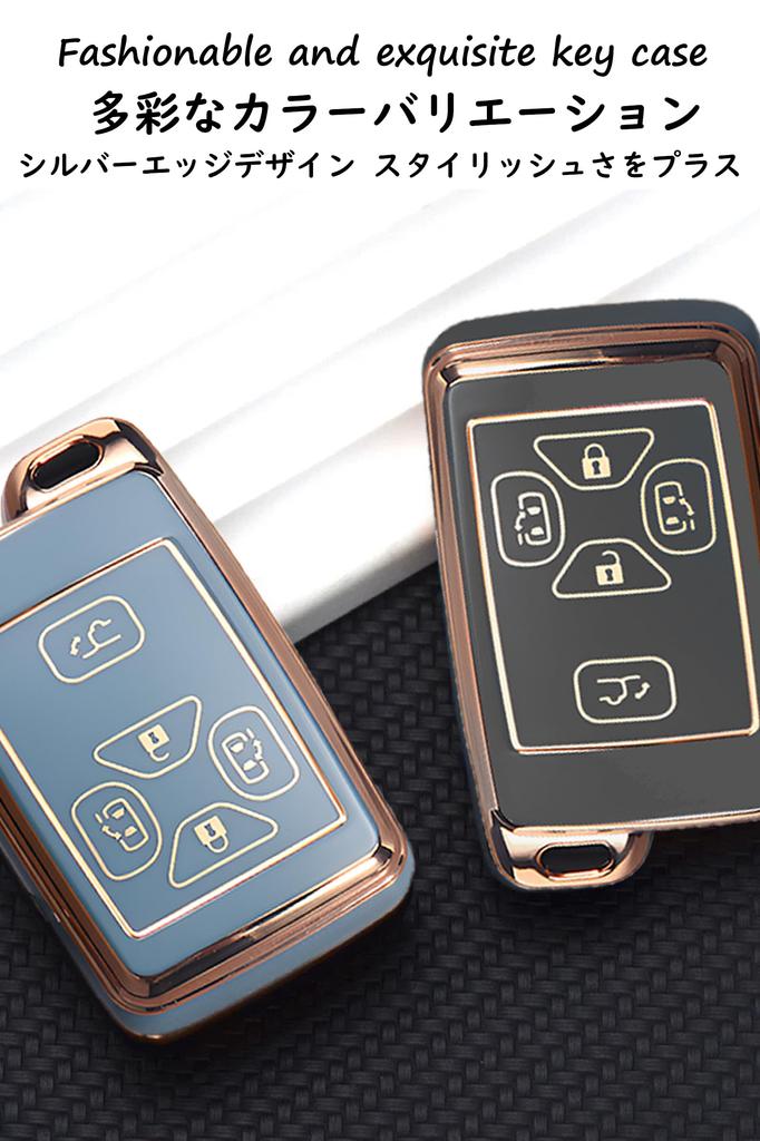 KUNIO Силиконовый чехол для ключа Toyota, Держатель для ключей, 5 кнопок, Alphard Estima Noah, 60