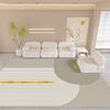 Light Luxury Rug Minimalist Large Area Living Room Rug Comfortable Soft Bedroom Decor Mat Balcony Crystal Velvet Rug