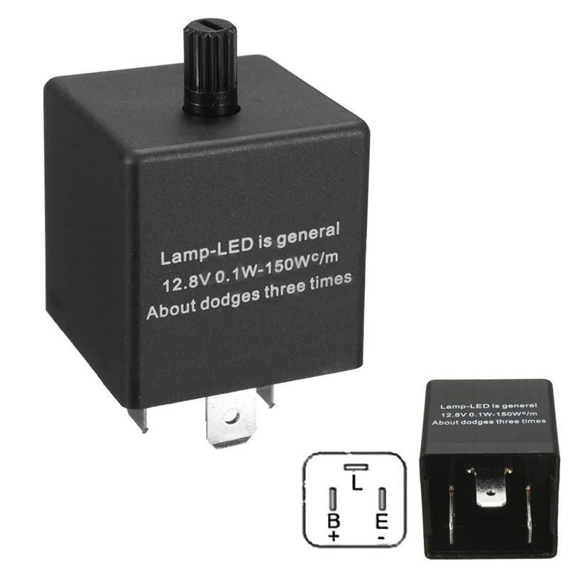 12V Flasher Relay 1pcs 3 Pin Accessory Assembly LED
