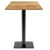 60 X 60 Cm High Table - Milan T Model, Slovenian Oak
