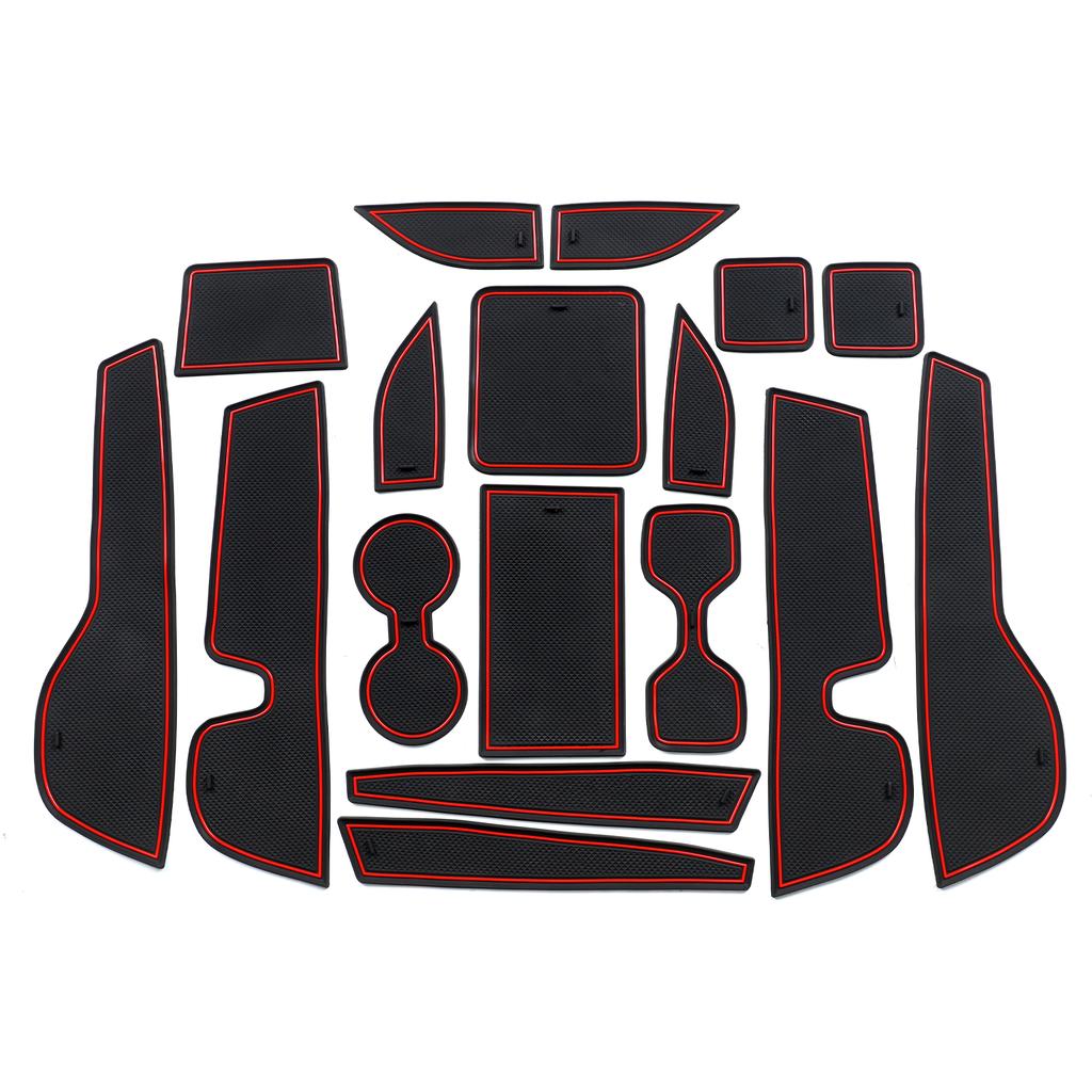 Коврик в слот для ворот автомобиля для Mitsubishi Outlander 2023 + Противоскользящий коврик в паз двери, подстаканник, аксессуары для интерьера, подставка