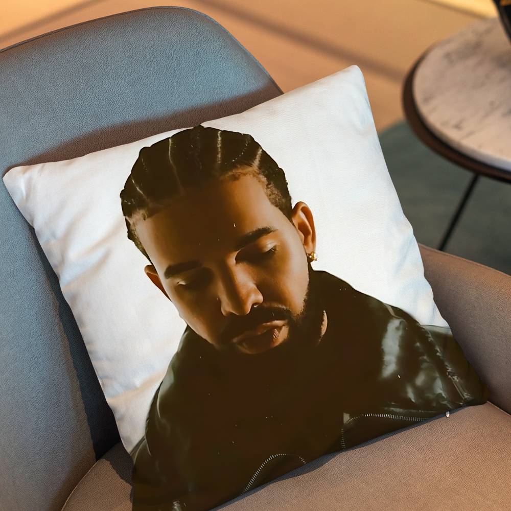 For All The Dogs Iceman Drake Pillow Case Anti-Dustmite Pillowcase Invisible Zipper Silky Short Plush Sofa Cushion Cover