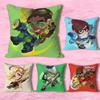 Игровые наволочки Pop Game O-Overwatch-S для спальни, гостиной, дивана, домашнего декора. Полиэстеровая наволочка на подушку на молнии